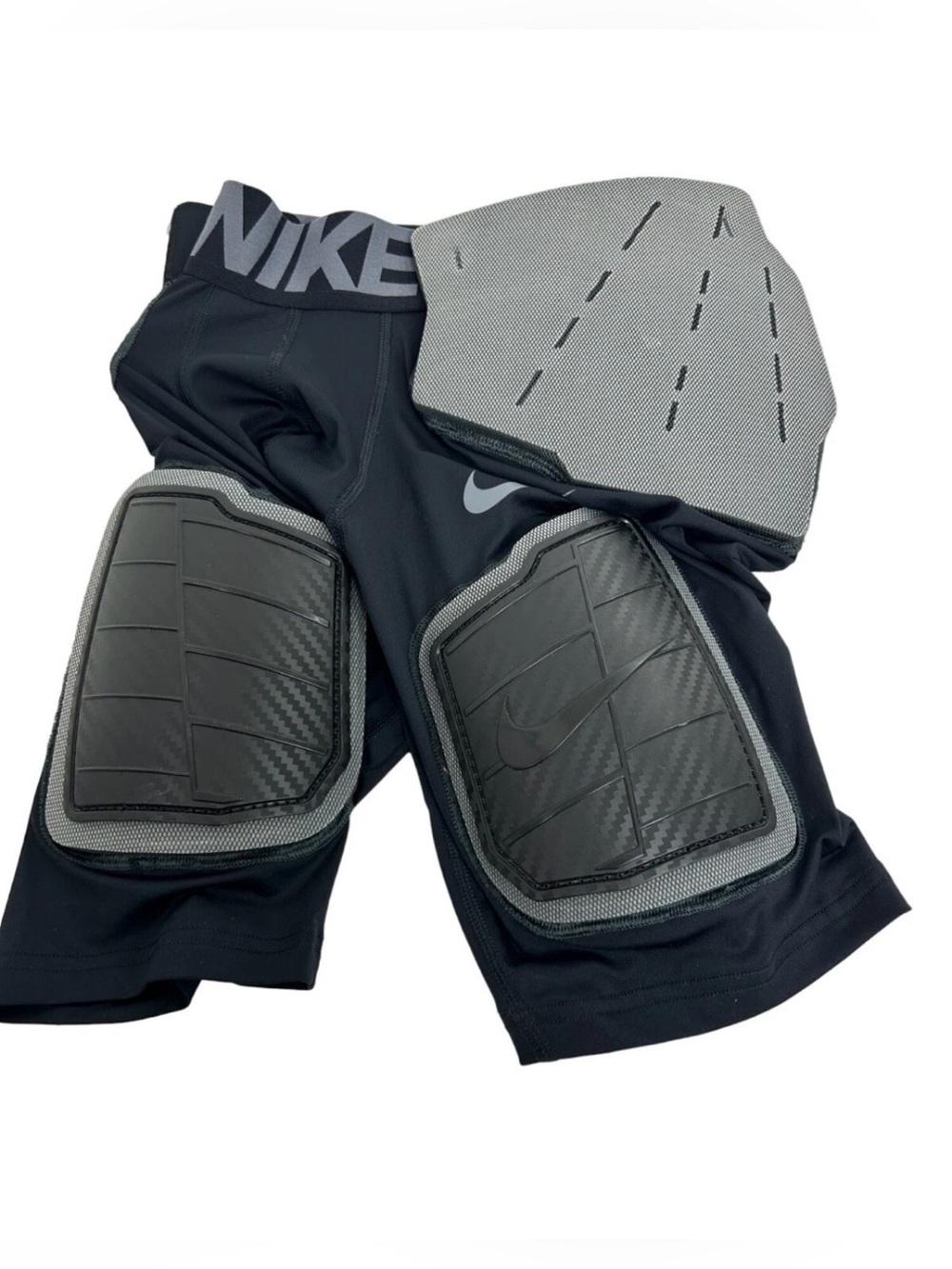Nike Pro Hyperstrong Padded Football Shorts-(hard shell panels & foam padding)